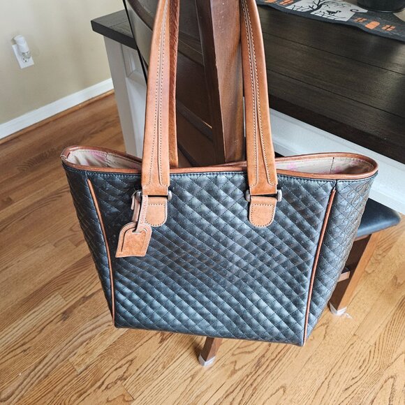 Consuela Smoke Quilted Tote - Picture 2 of 16